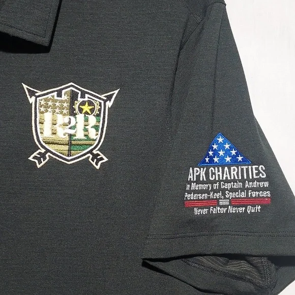 Lululemon Mens Golf Polo Black Size Medium - Picture 3 of 6